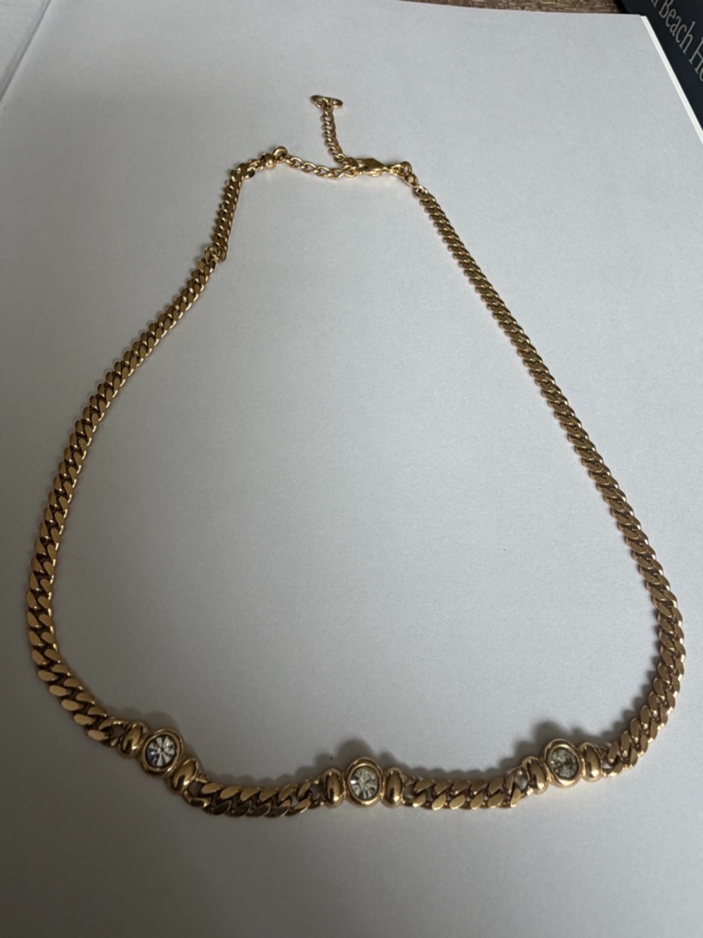 Dior Gold Chain Necklace 18" - Picture 5 of 6
